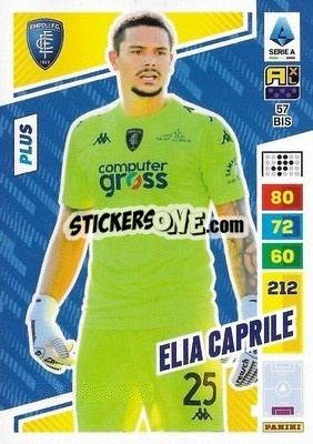 Sticker Elia Caprile - Calciatori 2023-2024. Adrenalyn XL
 - Panini