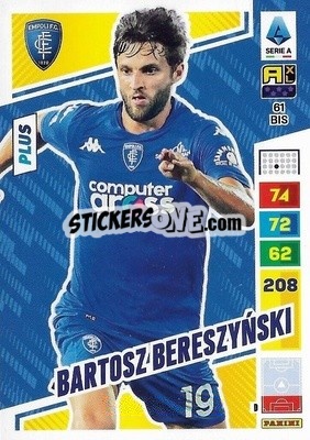 Sticker Bartosz Bereszynski - Calciatori 2023-2024. Adrenalyn XL
 n. 61bis - Panini
