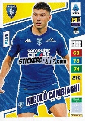 Cromo Nicolò Cambiaghi - Calciatori 2023-2024. Adrenalyn XL
 - Panini