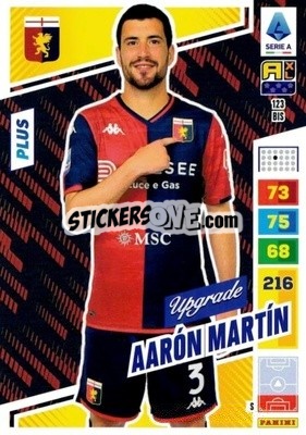 Sticker Aaron Martin - Calciatori 2023-2024. Adrenalyn XL
 n. 123bis - Panini