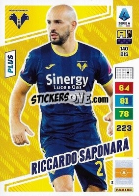 Sticker Riccardo Saponara - Calciatori 2023-2024. Adrenalyn XL
 - Panini