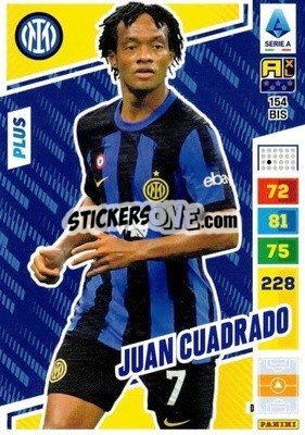 Sticker Juab Cuadrado - Calciatori 2023-2024. Adrenalyn XL
 n. 154bis - Panini