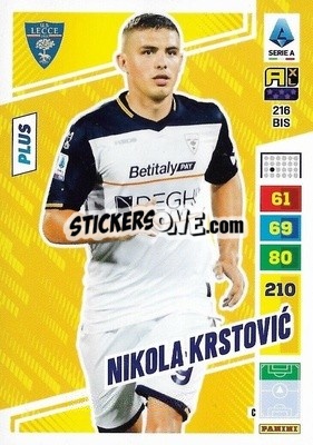 Figurina Nikola Krstović - Calciatori 2023-2024. Adrenalyn XL
 - Panini