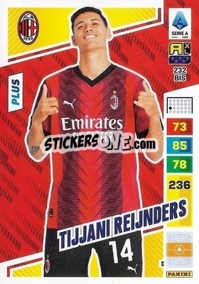 Sticker Tijjani Reijnders - Calciatori 2023-2024. Adrenalyn XL
 - Panini
