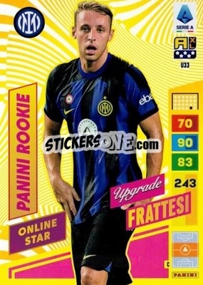 Sticker Davide Frattesi - Calciatori 2023-2024. Adrenalyn XL
 - Panini