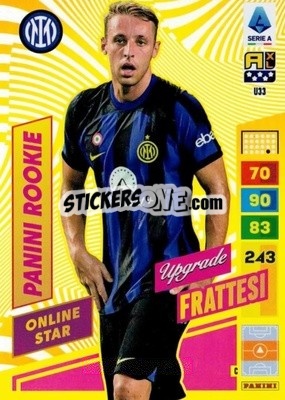 Cromo Davide Frattesi - Calciatori 2023-2024. Adrenalyn XL
 - Panini