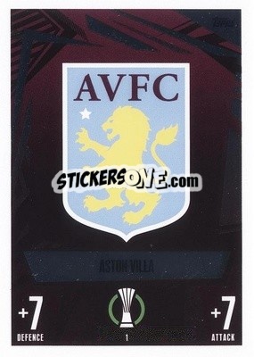 Sticker Club Badge - UEFA Champions League & Europa League 2023-2024. Match Attax n. 1 - Topps