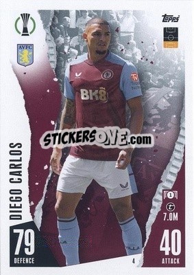 Sticker Diego Carlos - UEFA Champions League & Europa League 2023-2024. Match Attax - Topps