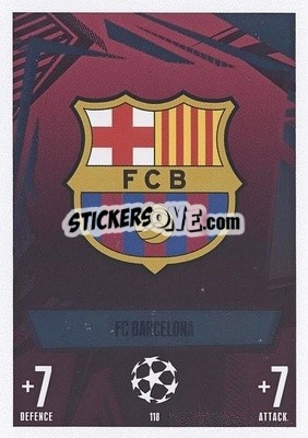 Sticker Club Badge - UEFA Champions League & Europa League 2023-2024. Match Attax n. 118 - Topps