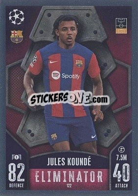 Sticker Joules Koundé - UEFA Champions League & Europa League 2023-2024. Match Attax - Topps