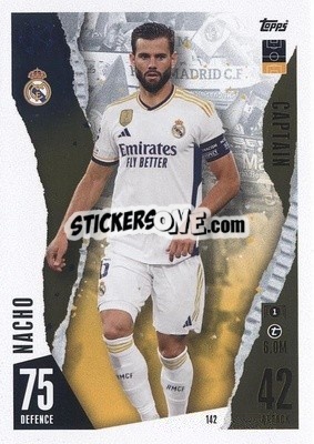 Sticker Nacho - UEFA Champions League & Europa League 2023-2024. Match Attax n. 142 - Topps