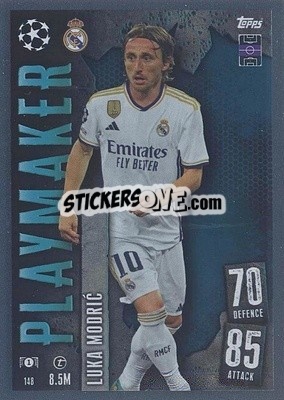 Sticker Luka Modrić - UEFA Champions League & Europa League 2023-2024. Match Attax - Topps