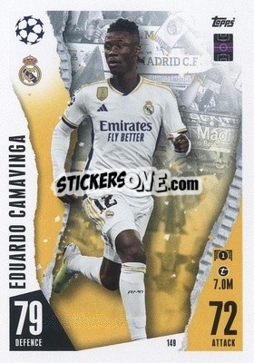 Sticker Edouardo Camavinga - UEFA Champions League & Europa League 2023-2024. Match Attax - Topps