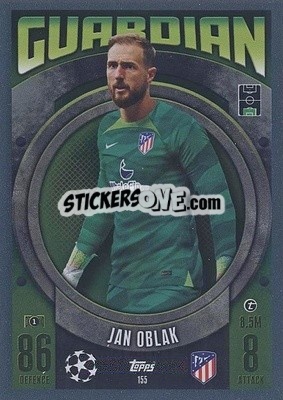 Figurina Jan Oblak - UEFA Champions League & Europa League 2023-2024. Match Attax - Topps