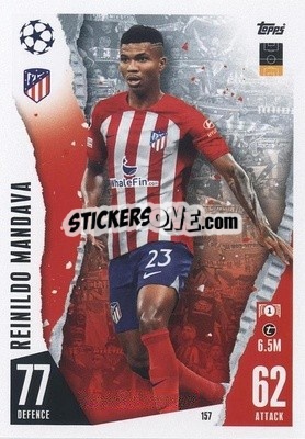 Sticker Reinildo Mandawa - UEFA Champions League & Europa League 2023-2024. Match Attax n. 157 - Topps