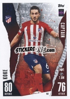 Sticker Koke - UEFA Champions League & Europa League 2023-2024. Match Attax n. 162 - Topps