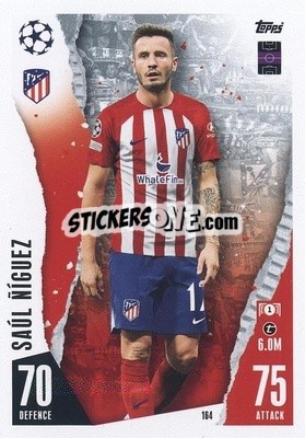 Sticker Saúl Ñíguez - UEFA Champions League & Europa League 2023-2024. Match Attax - Topps