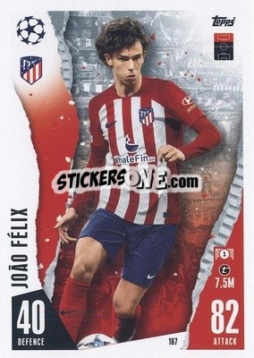 Cromo João Félix - UEFA Champions League & Europa League 2023-2024. Match Attax - Topps