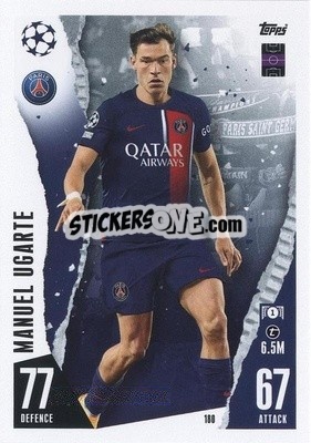 Sticker Manuel Ugarte - UEFA Champions League & Europa League 2023-2024. Match Attax - Topps