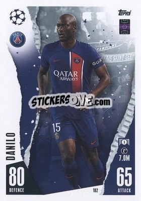 Sticker Danilo - UEFA Champions League & Europa League 2023-2024. Match Attax - Topps