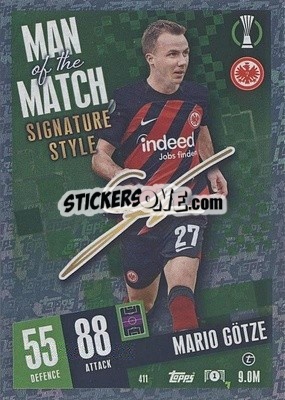 Figurina Mario Götze - UEFA Champions League & Europa League 2023-2024. Match Attax - Topps