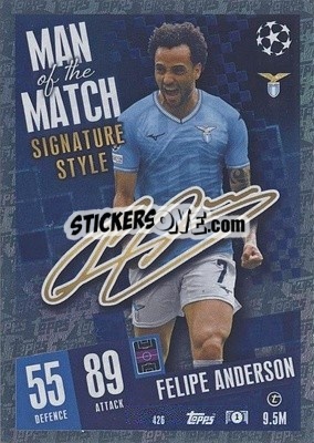 Sticker Felipe Anderon - UEFA Champions League & Europa League 2023-2024. Match Attax - Topps