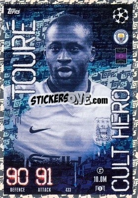 Sticker Yaya Touré - UEFA Champions League & Europa League 2023-2024. Match Attax n. 433 - Topps