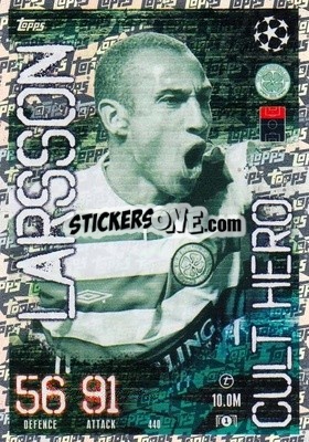 Sticker Henrik Larsson - UEFA Champions League & Europa League 2023-2024. Match Attax n. 440 - Topps