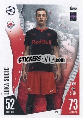 Sticker Luka Susic - UEFA Champions League & Europa League 2023-2024. Match Attax n. 323 - Topps