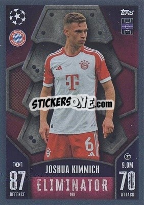 Sticker Joshua Kimmich - UEFA Champions League & Europa League 2023-2024. Match Attax n. 198 - Topps