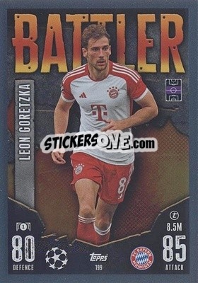 Sticker Leon Goretzka - UEFA Champions League & Europa League 2023-2024. Match Attax n. 199 - Topps