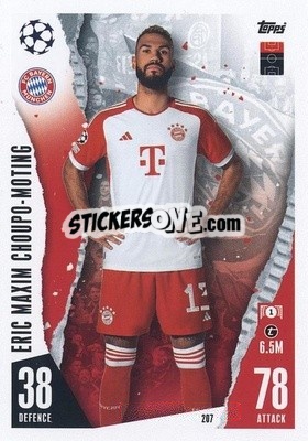 Sticker Eric Maxim Choupo-Moting - UEFA Champions League & Europa League 2023-2024. Match Attax n. 207 - Topps