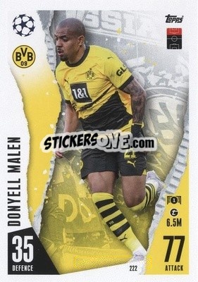 Sticker Doynell Malen - UEFA Champions League & Europa League 2023-2024. Match Attax n. 222 - Topps