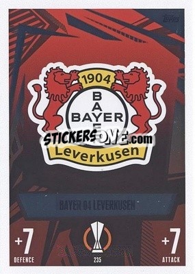 Figurina Club Badge - UEFA Champions League & Europa League 2023-2024. Match Attax - Topps