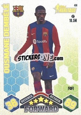 Sticker Ousmane Dembélé - UEFA Champions League & Europa League 2023-2024. Match Attax - Topps