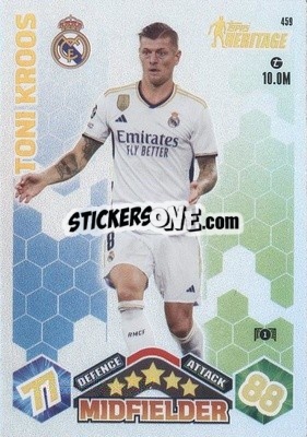 Sticker Toni Kroos - UEFA Champions League & Europa League 2023-2024. Match Attax n. 459 - Topps