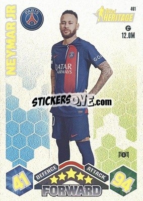 Sticker Neymar Jr - UEFA Champions League & Europa League 2023-2024. Match Attax n. 461 - Topps