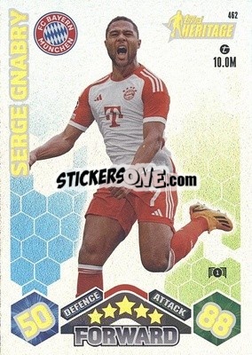 Sticker Serge Gnabry - UEFA Champions League & Europa League 2023-2024. Match Attax n. 462 - Topps