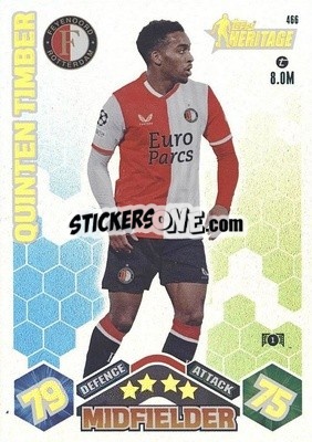 Sticker Quinten Timber - UEFA Champions League & Europa League 2023-2024. Match Attax - Topps