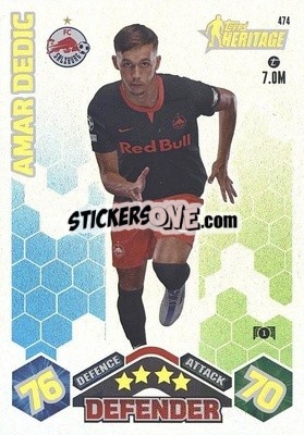 Sticker Amar Dedic - UEFA Champions League & Europa League 2023-2024. Match Attax n. 474 - Topps