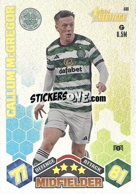 Sticker Callum McGregor - UEFA Champions League & Europa League 2023-2024. Match Attax n. 480 - Topps