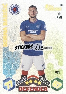 Sticker Borna Barišić - UEFA Champions League & Europa League 2023-2024. Match Attax n. 481 - Topps