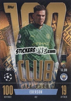 Sticker Ederson - UEFA Champions League & Europa League 2023-2024. Match Attax n. 482 - Topps
