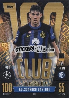 Sticker Alessandro Bastoni - UEFA Champions League & Europa League 2023-2024. Match Attax n. 484 - Topps