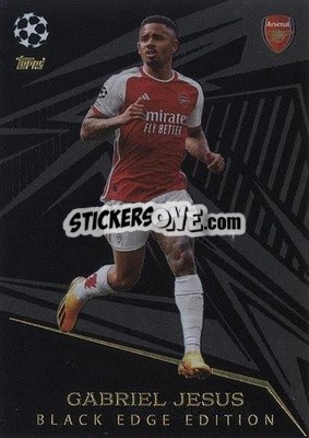Sticker Gabriel Jesus - UEFA Champions League & Europa League 2023-2024. Match Attax n. 492 - Topps