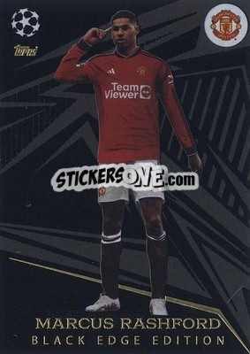 Sticker Marcus Rashford - UEFA Champions League & Europa League 2023-2024. Match Attax n. 493 - Topps