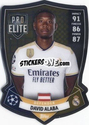 Figurina David Alaba - UEFA Champions League & Europa League 2023-2024. Match Attax - Topps