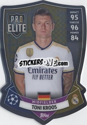 Sticker Toni Kroos - UEFA Champions League & Europa League 2023-2024. Match Attax - Topps