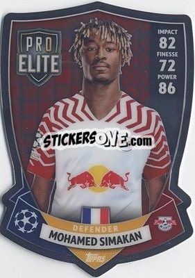 Sticker Mohamed Simakan - UEFA Champions League & Europa League 2023-2024. Match Attax n. SH14 - Topps