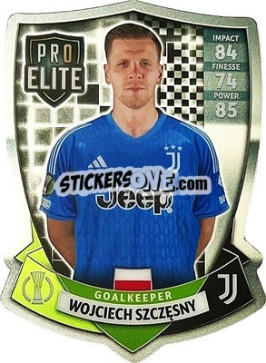 Sticker Wojciech Szczęsny - UEFA Champions League & Europa League 2023-2024. Match Attax n. SH17 - Topps